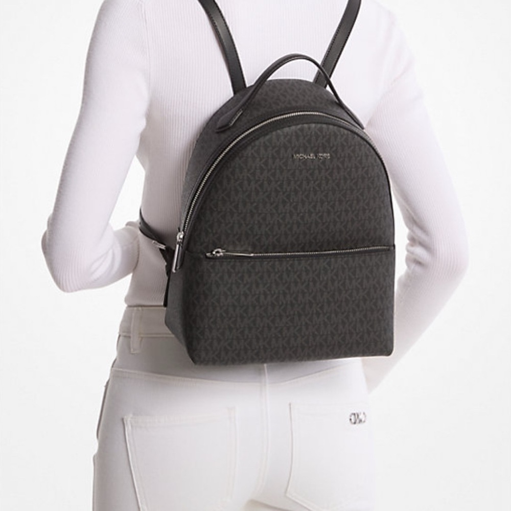 Sheila Medium Signature Logo Backpack